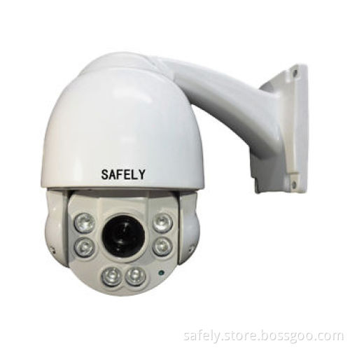 1/4-inch CMOS 800TVL Outdoor IR Mini Speed Dome Camera, 3.8-38.0mm, 10X Optical Zoom